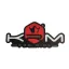 Sticker KRM Pro Ride Rood