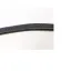 Sierstrip / Beschermstrip windscherm (zwart, per meter)