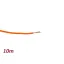 elektriciteitsdraad  universeel 0,85mm² 10m   oranje