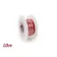 elektriciteitsdraad  universeel 0,85mm² 10m   rood