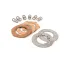 koppelingsfrictieplaten set  BGM original type 6 veren (px80, px125, px150)  3 platen premium kwaliteit (incl. veren en stalen platen)