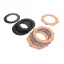 koppelingsfrictieplaten set incl. stalen platen  BGM origineel vespa cosa2  geschikt voor standaard koppelingsmand van vespa cosa2/fl (1992 ), px (1995 ), superstrong, scooter & service, mmw, ultrastrong   4 platen