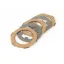 koppelingsfrictieplaten set incl. stalen platen  BGM origineel vespa smallframe v50, v90, ss50, ss90, pv125, et3, pk50, pk80, pk50 s, pk80 s, pk125 s, pk50 xl, pk125 xl, ets, pk50 hp, pk50 ss   3 frictieplaten