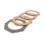 koppelingsvoeringen  BGM originele vespa type 6 springs (px80, px125, px150)  3 disc