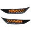 LED Knipperlicht Piaggio Zip 2000 Audi look - Smoke voorkant (links + rechts)