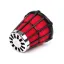 Luchtfilter  Malossi e5  0掳 cs=43mm Rood Zwart Mikuni