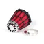 Luchtfilter Malossi e5  0掳 cs=35mm Rood Zwart phva 12 Mikuni vm 19 22