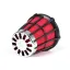 Luchtfilter Malossi e5  0掳 cs=35mm Rood Zwart phva 12 Mikuni vm 19 22