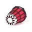 Luchtfilter Malossi e5  0掳 cs= 38mm Rood Zwart