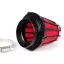 Luchtfilter Malossi E5  0 graden cs= 55mm Rood Zwart Mikuni