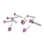 Motorschroefset BGM Style Peugeot (Verticale Cilinder) Fucsia SPEEDFIGHT1 50cc AC, SPEEDFIGHT2 50cc AC