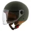 Goedkope Scooterhelm Mat Groen - model 'Street' 