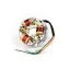 ontsteking  BGM originele stator (puntset ontsteking, 5 kabels, 6v)  vespa sprint150 (vlb1t), ts125 (vnl3t), gt125 (vnl2t), gtr125 (vnl2t), super, gl150 (vla1t)   voor voertuigen zonder richtingaanwijzers, zonder accu