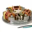ontsteking  BGM originele stator (puntset ontsteking, 5 kabels, 6v)  vespa sprint150 (vlb1t), ts125 (vnl3t), gt125 (vnl2t), gtr125 (vnl2t), super, gl150 (vla1t)   voor voertuigen zonder richtingaanwijzers, zonder accu