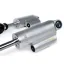 paar schokbrekers voor  BGM pro f16 competition  lambretta li, lis, sx, tv (serie 2 3), dl, gp   zilver