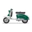 seat  BGM pro pegasus met aluminium strip en badge  lambretta li, li s, sx, tv, dl, gp   zwart/zwart