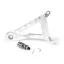 swing arm brace heikotuning brace  v2   silver piaggio 125 180 cc 2 stroke  ac lc