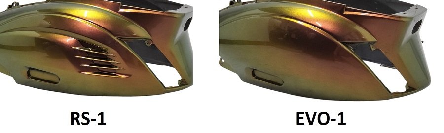 verschil evo-1 en rs-1 kappenset zip